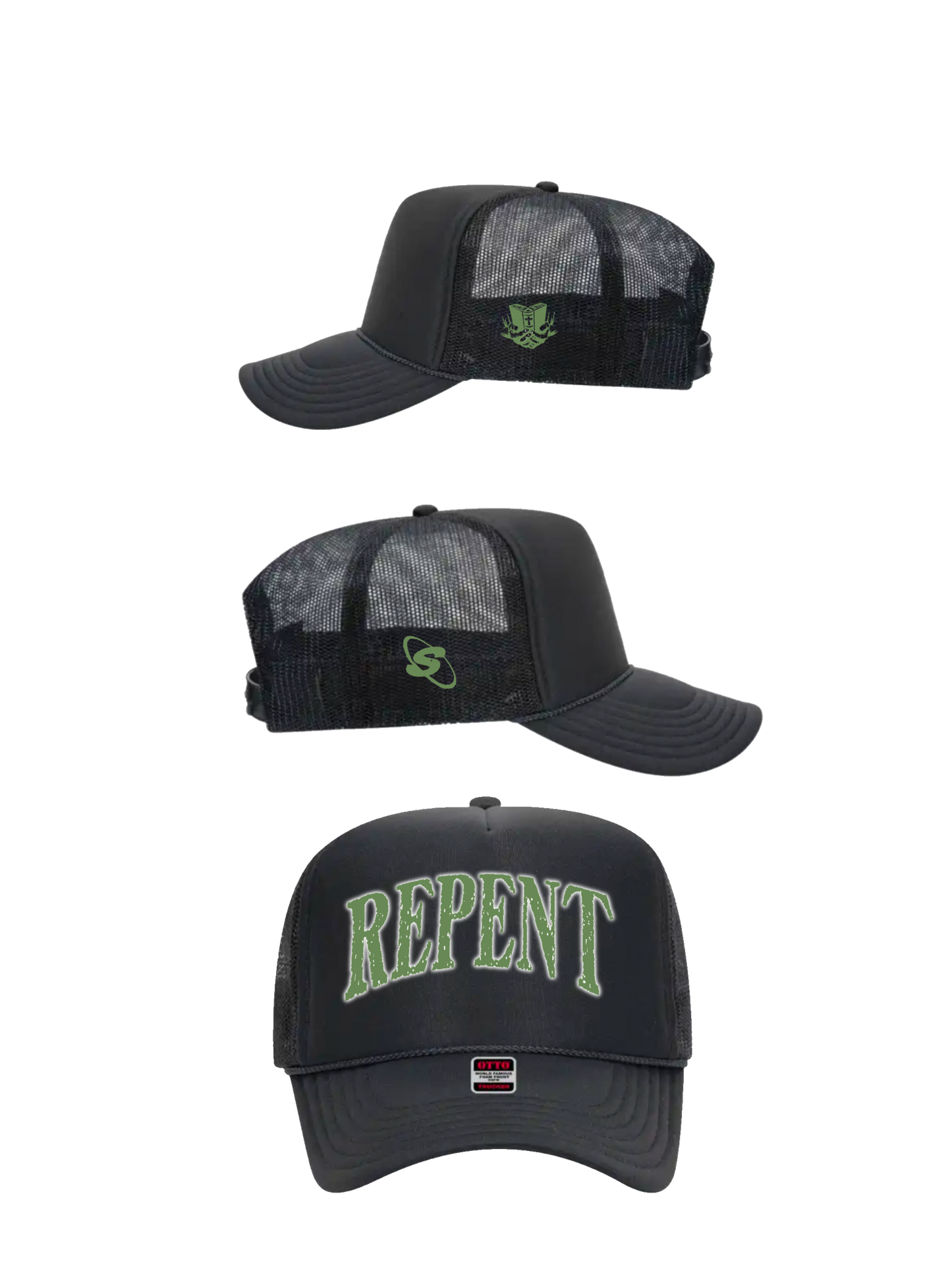 Repent Trucker's Hat