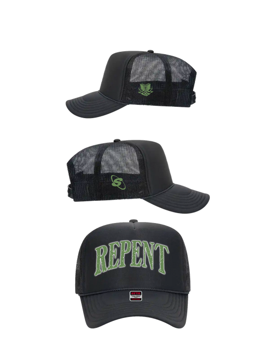 Repent Trucker's Hat